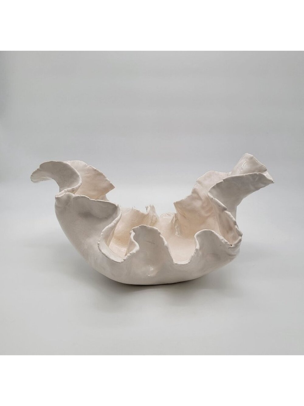 Anna Kasabian Abstract Hand Formed Art Pottery Bowl
